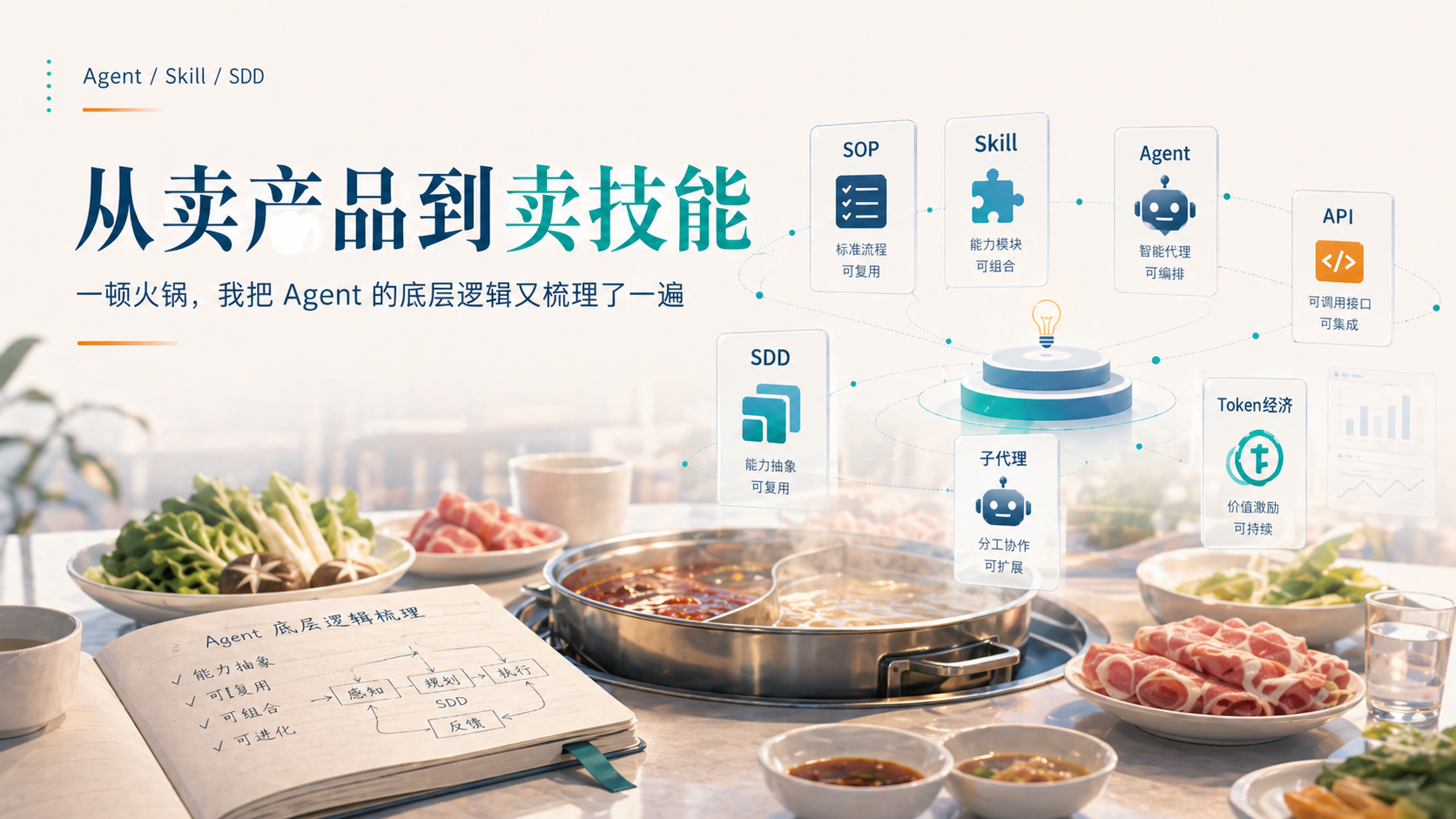 研路炼钢 | 从卖产品到卖技能——一顿火锅,我把 Agent 的底层逻辑又梳理了一遍