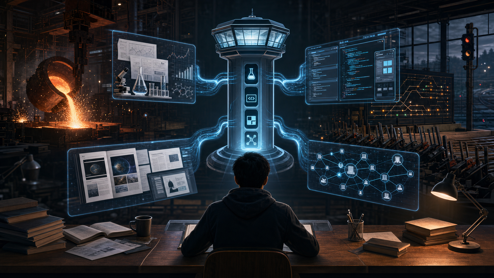 研路炼钢 | 我想把自己外包给 AI,最后先搭了一座“控制塔”
