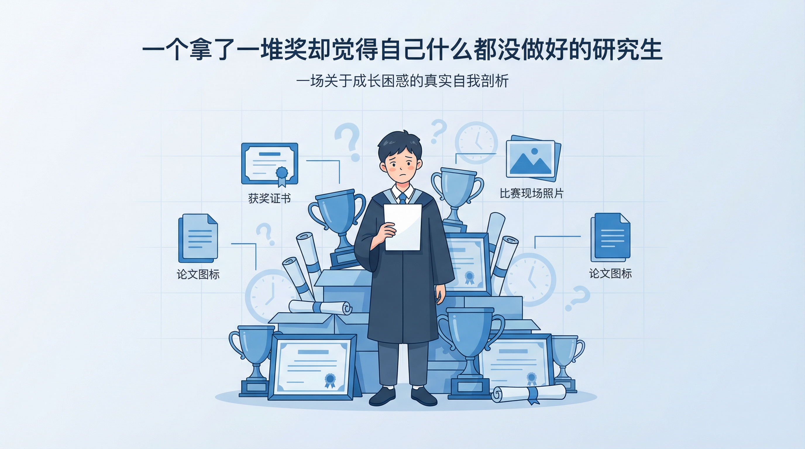 一个拿了一堆奖却觉得自己什么都没做好的研究生