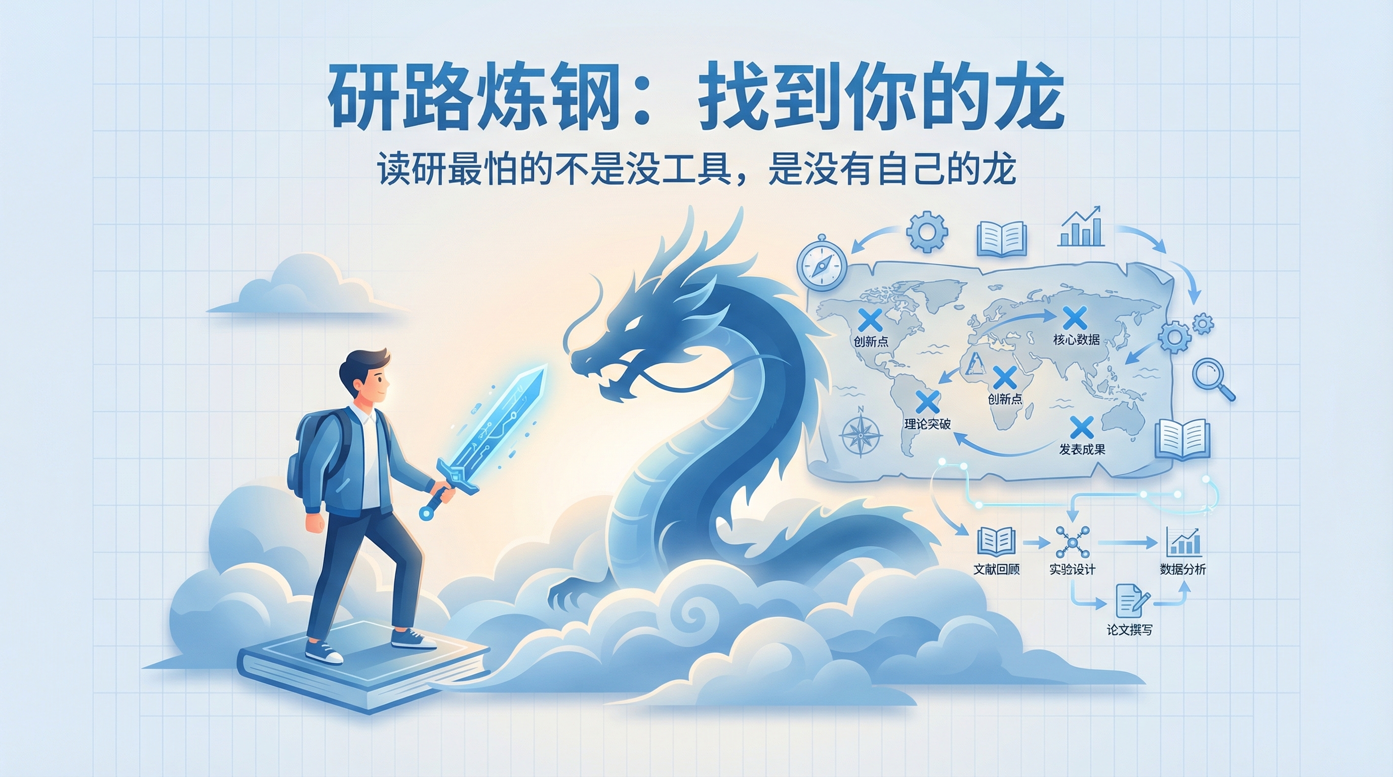 读研最怕的不是没工具,是没有自己的龙